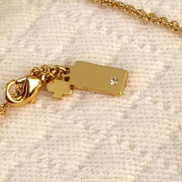 KATE SPADE Gold and Mint Green Long Bow Necklace - Picture 8 of 9